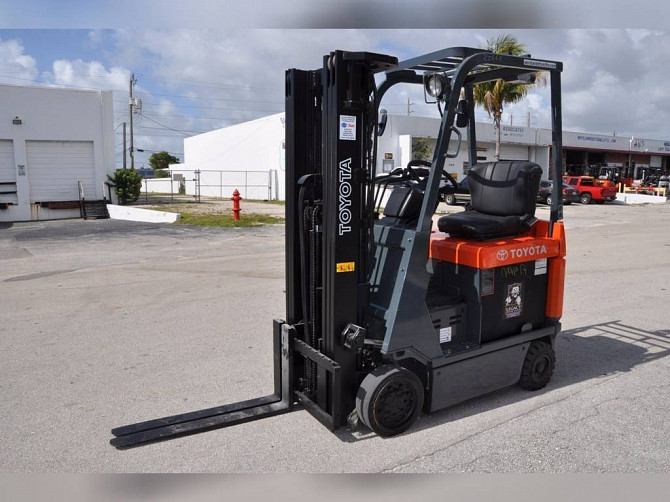 2009 Used TOYOTA 7FBCU15 Forklift Fort Lauderdale - photo 2