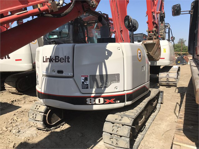 2014 Used LINK-BELT 80 X3 SPIN ACE Excavator Placentia - photo 3