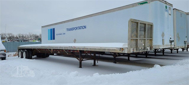 2007 Used Dorsey 45 FT Flatbed Trailer Des Moines, Iowa - photo 1
