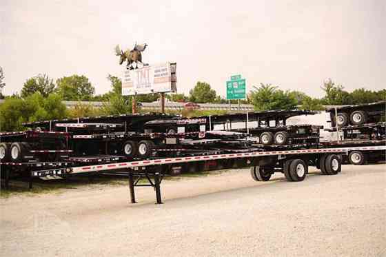 2016 Used FONTAINE 53X102 COMBO AIR RIDE FLATBED TRAILER Pittsburgh