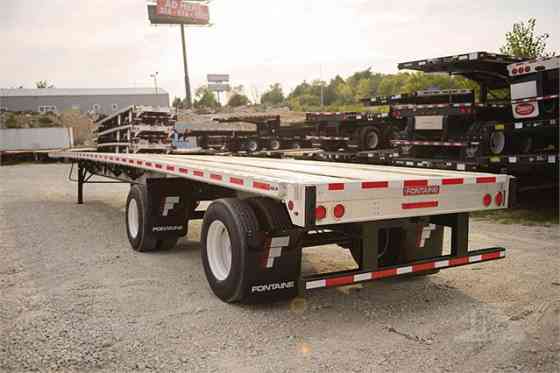 2016 Used FONTAINE 53X102 COMBO AIR RIDE FLATBED TRAILER Pittsburgh