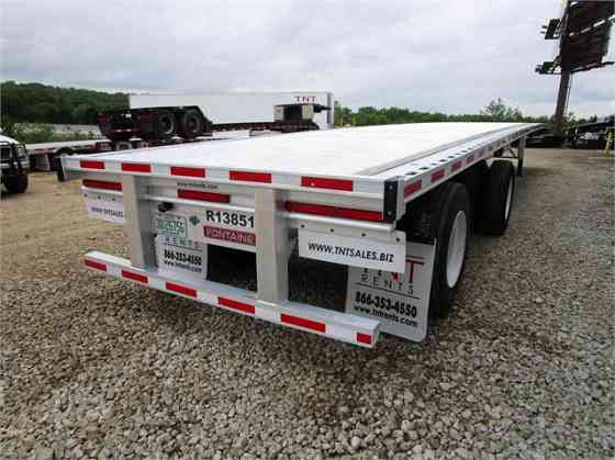 2019 Used FONTAINE 53X102 ALUMINUM FLATBED W/ RAS Pittsburgh