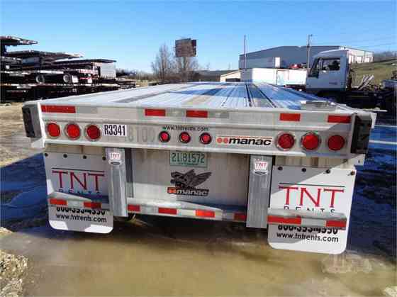 2012 Used MANAC 48X102 COMBO FLATBED TRAILER Pittsburgh