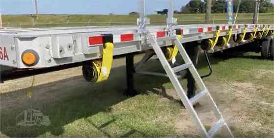 2008 Used REITNOUER 48X102 Flatbed Trailer Houston