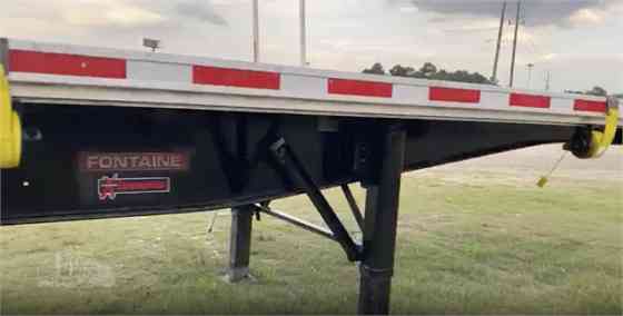2016 Used FONTAINE 48X102 Flatbed Trailer Houston