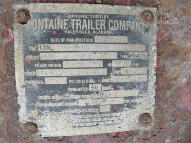 1996 Used FONTAINE Flatbed Trailer Galesburg - photo 3