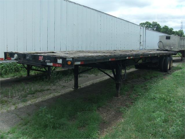 1996 Used GREAT DANE Flatbed Trailer Galesburg - photo 1
