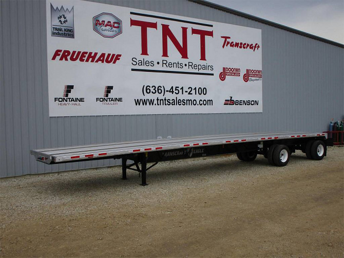 NEW Transcraft Eagle 48 x 102 combo flatbed trailer Kansas City, Missouri - photo 4
