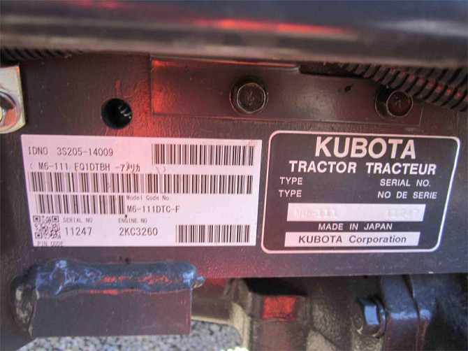 USED 2019 KUBOTA M6-111 Tractor Albany, Oregon - photo 4