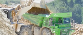 The eDumper Dump Truck via Komatsu HB 605-7