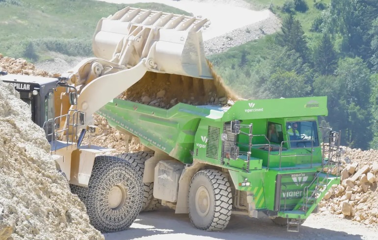 The eDumper Dump Truck via Komatsu HB 605-7