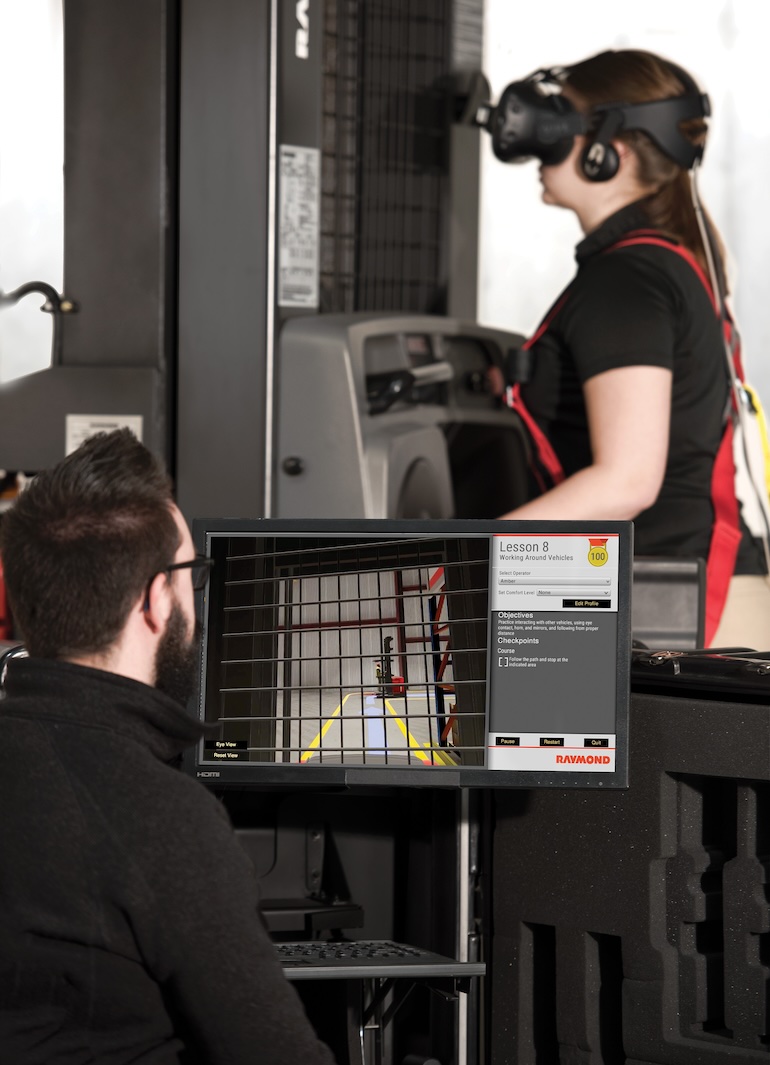 Forklift Certification with VR Simulator